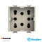 Priză multi-standard 1 Schuko sau 2 Bipasso Compatibilă cu Bticino Matix Magic 250 V Ivory 4B.A.H21 Finder