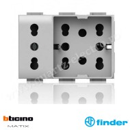 4 CUTII LATERAL UNIKA XL COMPATIBILE BTICINO MATIX ALB 4B.AM.H21.XL FINDER