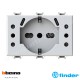 Priză USB cu 5 prize compatibile Bticino Matix Alb 4BUSBP503.AM FINDER Priză USB cu 5 prize compatibile Bticino Matix Alb 4BUSBP503.AM FINDER