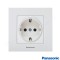 Priza 2P+E  incastrata alb Panasonic