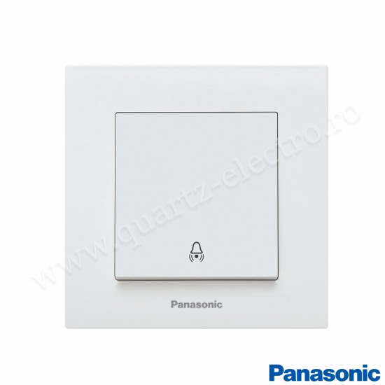 Buton de sonerie incastrat alb IP20 Panasonic Buton de sonerie incastrat alb IP20 Panasonic