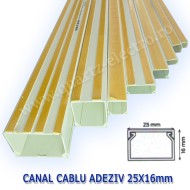 CANAL CABLU CU ADEZIV 25X16mm
