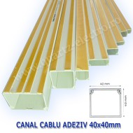 CANAL CABLU CU ADEZIV 40X25mm