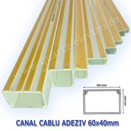 CANAL CABLU CU ADEZIV 60X40mm