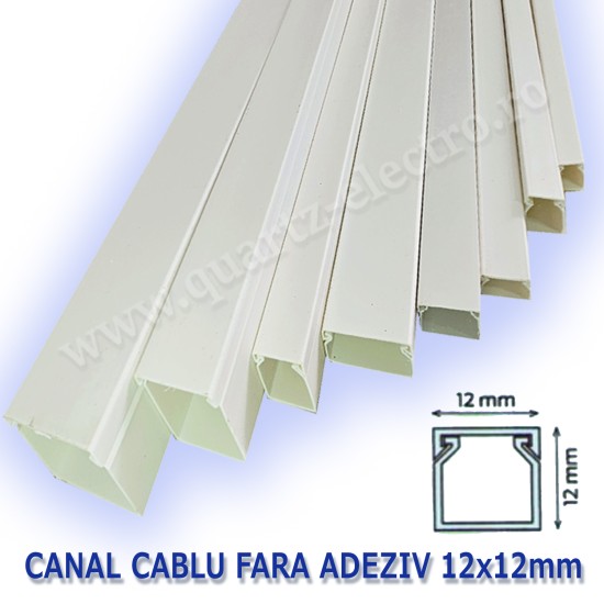 CANAL CABLU 12X12mm CANAL CABLU 12X12mm