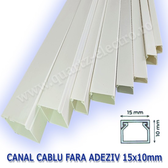 CANAL CABLU 15X10mm CANAL CABLU 15X10mm