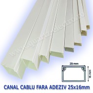 CANAL CABLU 25X16mm