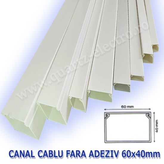 CANAL CABLU 60X40mm CANAL CABLU 60X40mm