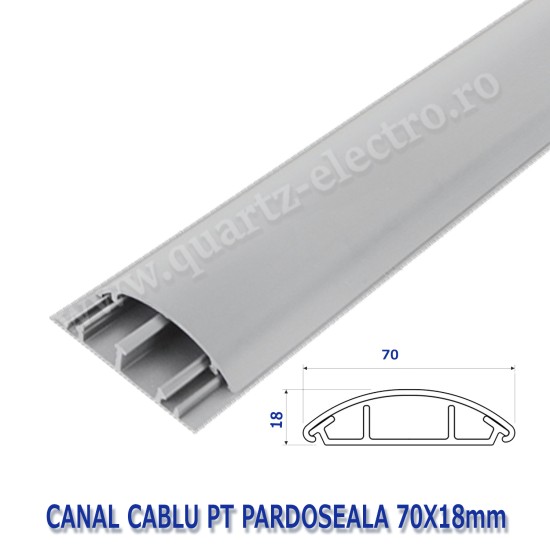 CANAL CABLU PARDOSEALA 70X18MM 