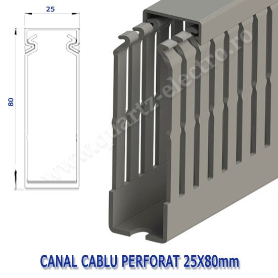 CANAL PERFORAT 25X80 KLEMSAN CANAL PERFORAT 25X80 KLEMSAN
