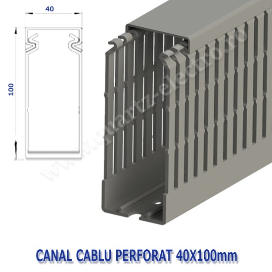CANAL PERFORAT 40X100