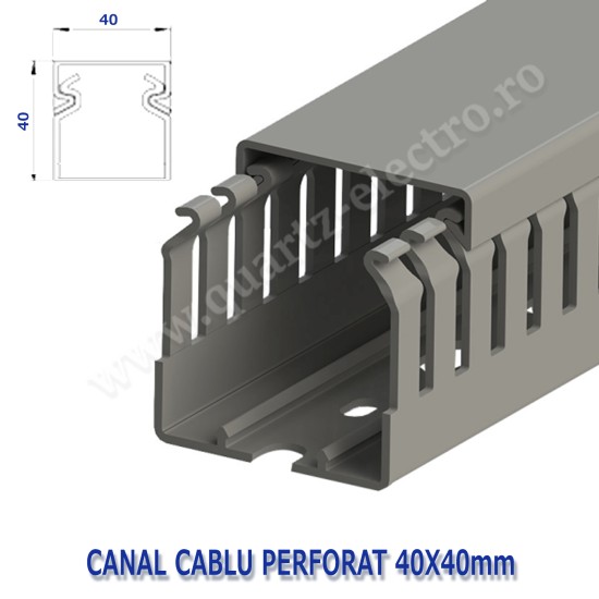CANAL PERFORAT 40X40 KLEMSAN