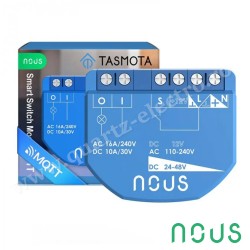 Releu/comutator B1T WIFI Tasmota (1 canal, fara PM, ESP32) NOUS Releu/comutator B1T WIFI Tasmota (1 canal, fara PM, ESP32) NOUS