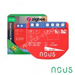 Releu/Comutator ZigBee (1 canal, fara PM) NOUS Releu/Comutator ZigBee (1 canal, fara PM) NOUS