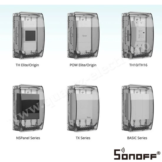 Carcasa rezistenta la apa Box R2 SONOFF Carcasa rezistenta la apa Box R2 SONOFF
