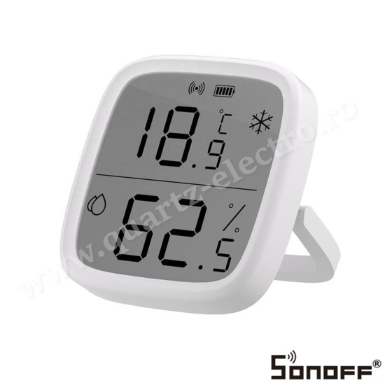 Senzor smart de temperatură și umiditate cu afisaj LCD, ZigBee 3.0 SONOFF