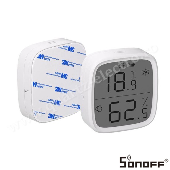 Senzor smart de temperatură și umiditate cu afisaj LCD, ZigBee 3.0 SONOFF