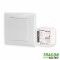 Set controler fără fir cu 1 canal si buton de perete 230V 50Hz 5A 1NO/1NC 868.32 MHz Tracon