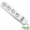 Prelungitor cu mai multe prize inteligent 4xSCHUKO 2USBA 1USBC 240V 16A 3x1,5mm2 1,5m TRACON