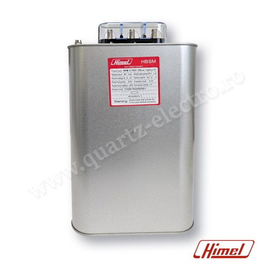 Condensator de Compensare 30kvar 400V 3p 50HZ tip D Himel Condensator de Compensare 30kvar 400V 3p 50HZ tip D Himel