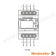 Contor electric pentru măsurare/afișare putere pentru rețele monofazate sau trifazate, 100 A, măsurare directă, ieșire în impulsuri, Modbus RTU