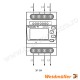 Contor electric pentru măsurare/afișare putere pentru rețele monofazate sau trifazate, 100 A, măsurare directă, ieșire în impulsuri, Modbus RTU
