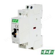 Contactor modular cu manipulator pentru control manual  25 A 250 VAC F&F