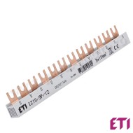 Busbar 3P 12M 10mmp 63A furca ETI 