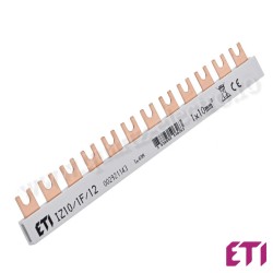 Busbar 1P 10mmp 63A furca ETI Busbar 1P 10mmp 63A furca ETI