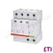 DESCĂRCĂTOR DE SUPRATENSIUNE ETITEC V T2 255/20 3+1 ETI
