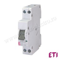 Intrerupator automat curba B 1P+N 6KA 16A ETI