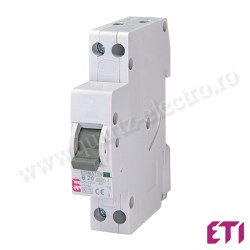 Intrerupator automat curba B 1P+N 6KA 20A ETI