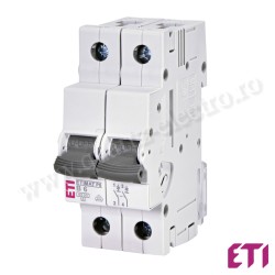 INTRERUPATOR AUTOMAT CURBA B 2P 6KA 6A ETI