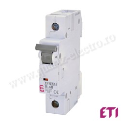 INTRERUPATOR AUTOMAT CURBA B 1P 6KA 40A ETI