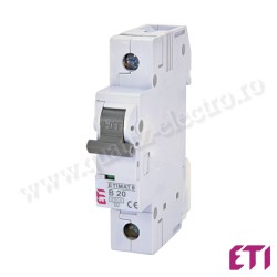 INTRERUPATOR AUTOMAT CURBA B 1P 6KA 20A ETI
