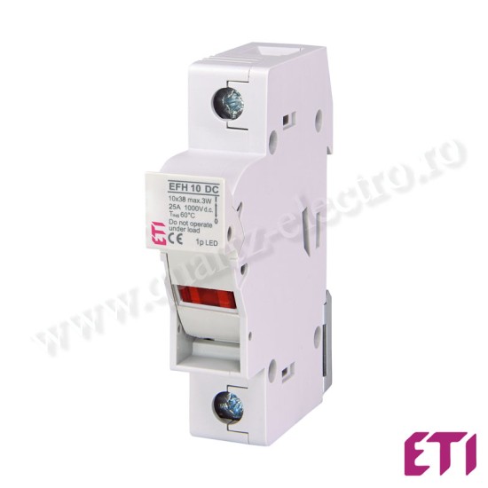 Separator de siguranță LED EFH 10 1P 25A 1000V ETI Separator de siguranță LED EFH 10 1P 25A 1000V ETI