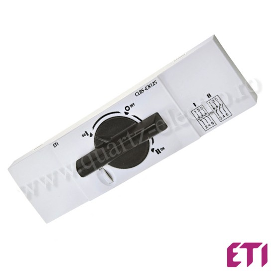 COMUTATOR RETEA 1-0-2 100A 3P CLBS-CK125 ETI COMUTATOR RETEA 1-0-2 100A 3P CLBS-CK125 ETI