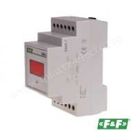 Indicator modular de tensiune monofazat - ampermetru LCD 80-500V F&F