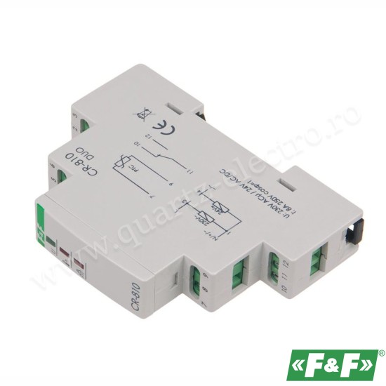 Releu rezistiv termic de protectie motor CR-810 DUO F&F