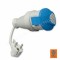Adaptor din fisa schuko 16A (230V) in priza 3x16A (230V) IP44