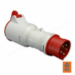 Adaptor din fisa 5x16A (400V) in priza 4x16A (400V) IP44