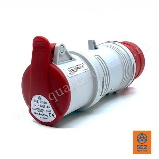 Adaptor din fisa 5x16A (400V) in priza 4x16A (400V) IP44
