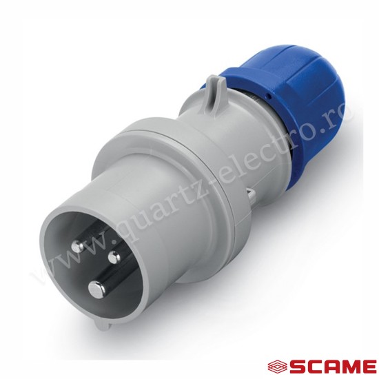 FISA INDUSTRIALA 16A 2P+E 200-250V AC IP44 213.1633 SCAME