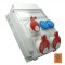 Panou de distributie 2 prize 5 x 16A (400V) 1 priza 5x32A (400V)  2 prize schuko 16A (230V) IP54