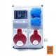 Panou de distributie 1 priza 5x16A (400V) 1 priza 5x32A (400V) 2 prize schuko 16A (230V) IP44