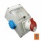 Panou de distributie 1 x priza 5x16A (400V)  2 x prize schuko 16A (230V) IP44
