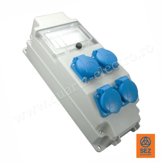 Panou de distributie 4 prize schuko 16A (230V) IP54 Panou de distributie 4 prize schuko 16A (230V) IP54