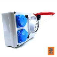 Panou de Distributie 1 priza 5x32A (400V) 2 prize schuko 16A (230V)