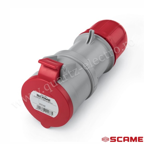 PRIZA INDUSTRIALA 32A 3P+E 380V-415V IP44 313.3246 SCAME PRIZA INDUSTRIALA 32A 3P+E 380V-415V IP44 313.3246 SCAME