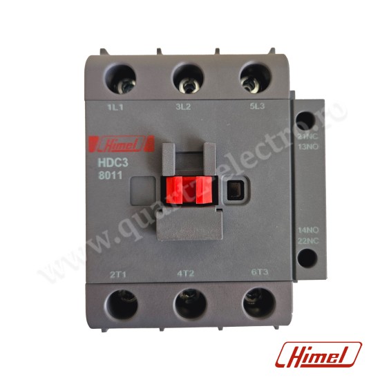 Contactor 80A 3P+1NO+1NC 24V 50/60Hz HIMEL Contactor 80A 3P+1NO+1NC 24V 50/60Hz HIMEL